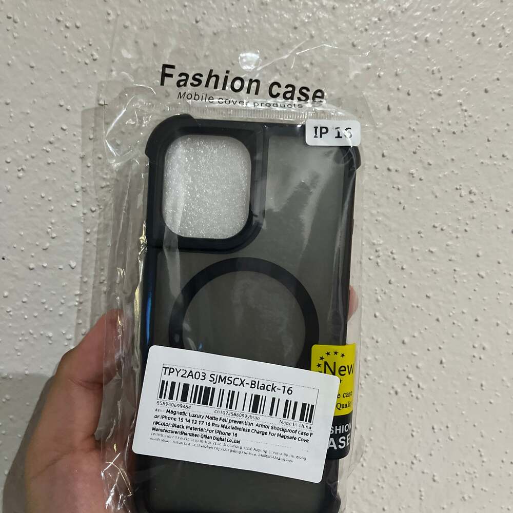 Magnetic Translucent Matte Case for iPhone 16